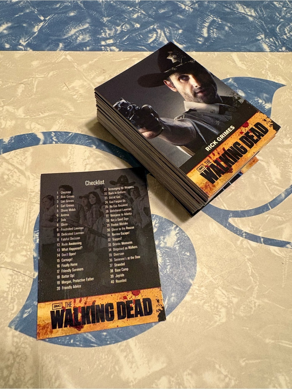The Walking Dead Trading Cards Season 1 - Incomplete Set (Cards 1-72)